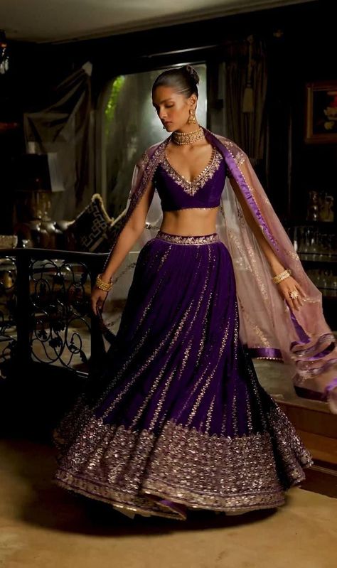 Velvet Lehenga Choli, Bridesmaid Indian, Purple Lehenga, Lehenga Bridesmaid, Lehenga Choli For Women, Bridesmaid Lehenga, Sangeet Outfit, Choli For Women, Butterfly Net