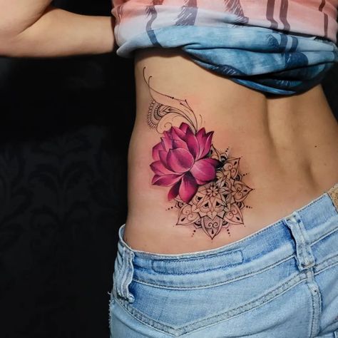 Lotus Tattoos For Women Back, Lotus Flower Phoenix Tattoo, 3d Lotus Flower Tattoo, Lotus Flower Tattoo Purple, Meaning Of Lotus Tattoo, Lotus Flower Tattoo Pink, Lotus Flower Shoulder Tattoo For Women, Colored Lotus Tattoo, Lotus Flower Tattoos For Women