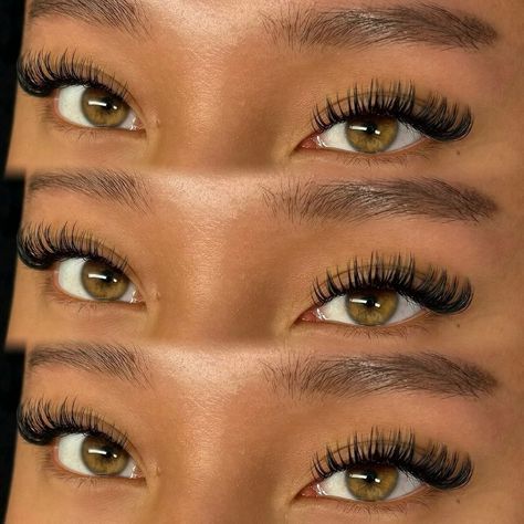 We love this wet set look by our Ambassador @veyatelierbeauty using our Matte Dark Volume classic lashes in D curl 🖤 💦 With a light and fluttery feel of classic lashes with a spikey, textured volume look, this is a lash trend we’re sure lots of your clients will love. It’s great for a wide eye, exaggerated look – perfect for clients who love the ‘Kim K’ look. ㅤ - our classic fans on SALE from $4.24 per tray 🔥 - FREE DHL EXPRESS SHIPPING $200+ - over 2900+ 5 star verified reviews - Afterpay,... Natural Fake Eyelashes, Wide Set Eyes, Classic Lashes, Lashes Fake Eyelashes, Wet Set, Lash Extensions Styles, Eyelash Extensions Styles, Perfect Eyelashes, Pretty Lashes