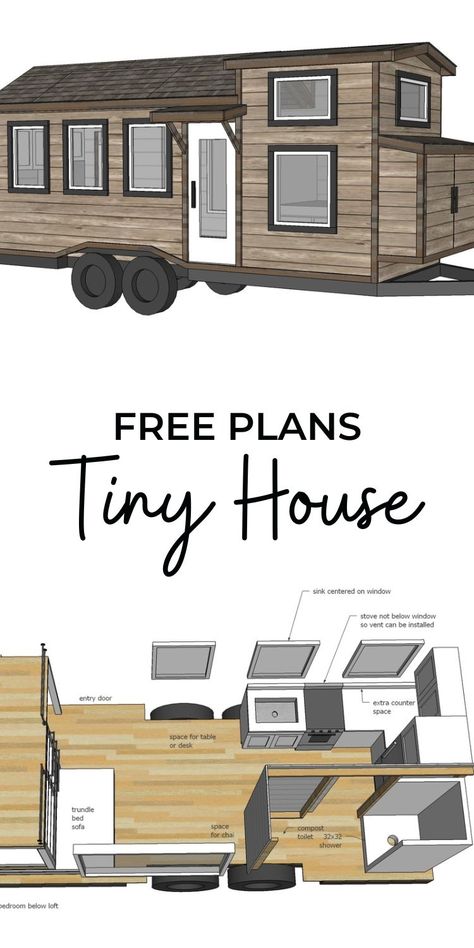 8x30 Tiny House Floor Plans, 12x28 Tiny House Floor Plans, Tiny House Plans Layout, Adu Ideas, House Plans Ideas, Victoria House, Little House Plans, Free House Plans, Bathroom Model