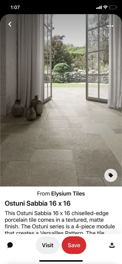 Versailles Tile Pattern, Versailles Pattern Tile Floor, Versailles Pattern, Pantry Laundry Room, Foyer Ideas, Modern Laundry Rooms, Patterned Floor Tiles, House Interiors, Tile Pattern