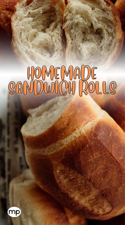 Brazilian hoagie rolls. Dinner Rolls Recipe Easy, Sandwich Roll Recipe, Rolls Recipe Easy, Sandwich Rolls, Homemade Hamburger Buns, Sweet Potato Buns, Perfect Sandwich, Healthy Bread Recipes, Homemade Sandwich