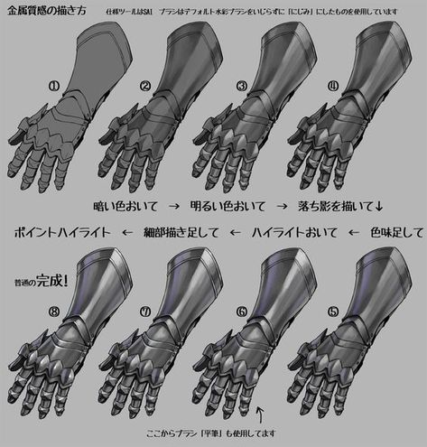 Armor Tutorial, Armor Drawing, Digital Painting Techniques, Knight Armor, Coloring Tutorial, Poses References, Digital Painting Tutorials, Armor Concept, Drawing Clothes