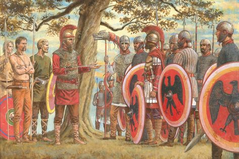 Greco Persian Wars, Warriors Illustration, Historical Warriors, Hellenistic Period, Roman Warriors, Greek Warrior, Rome Antique, Ancient Warfare, Greek History