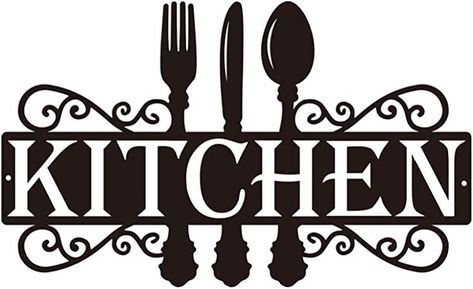 Kitchen Metal Sign, Dining Room Wall Decor Kitchen Word Art Farmhouse Cooking Gift Housewarming Gift Kitchen Words, Cooking Gift, Dining Room Wall, Entrance Sign, Kitchen Sign, Dining Room Wall Decor, Farmhouse Decoration, Kitchen Crafts, Magnetic Wall