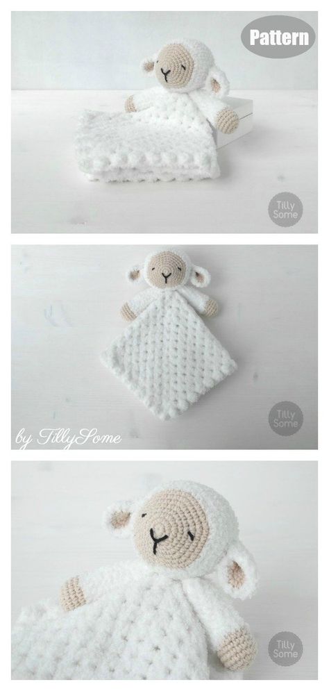 Little Lamb Baby Lovey Free Crochet Pattern and Paid Sleepy Doll Amigurumi Free Pattern, Sheep Lovey Crochet Free Pattern, Lamb Lovey Crochet Free Pattern, Crochet Sheep Blanket, Free Lovey Crochet Pattern, Crochet Baby Dolls Free Patterns, Free Crochet Lovey Pattern, Crochet Baby Lovey Free Pattern, Crochet Sheep Free Pattern