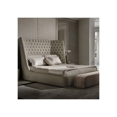 High Headboard Bed, High Headboard Beds, Royal Bedroom Design, Headboard Bed Frame, Bed Frame Queen Size, Luxury Bed Frames, Modern Bedroom Furniture Sets, Beautiful Bed Designs, Bed Frame Queen