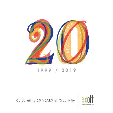 10 Year Anniversary Logo Design, 20 Number Design, 20 Years Logo, 20 Logo Design, 20th Anniversary Logo, Anniversary Logo Design, Nola Art, 20 Anniversary, Anniversary Design