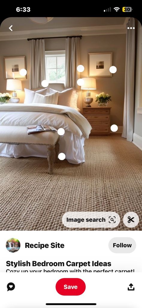 Brown Carpet Bedroom, Carpeted Bedroom, Cozy Fall Bedroom, Carpet Bedroom, Brown Carpet, Fall Bedroom, Boom Boom, Bed Styling, Bedroom Carpet