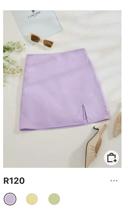 Lavender Skirt, Taylor Swift Tour Outfits, Looks Pinterest, Zipper Skirt, Purple Outfits, Purple Skirt, Teenage Fashion Outfits, Shein Style, Split Hem