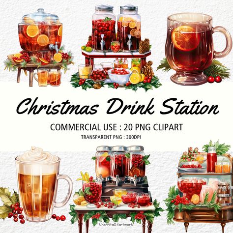 Mulled Wine Station, Christmas Drink Station, Christmas Drinking Quotes, Wine Station, Hot Winter Drinks, Valentines Illustration, Christmas Drinking, Christmas Drink, Wine Party