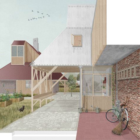 Trouble in Paradise | Rural Office Architecture Rural Office, Trouble In Paradise, Venice Architecture, Rural Architecture, Strategic Thinking, Architecture Collage, Architecture Model House, Brick Architecture, Architecture Graphics