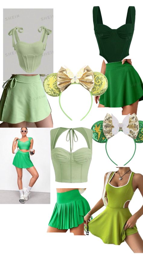 Orlando Outfits, Disney Trip Outfits, Disney Bachelorette, Peter Pan Disney, Tinkerbell Disney, Disney Outfit, Disney Bounding, Disney Bound Outfits, Disney Inspired Outfits