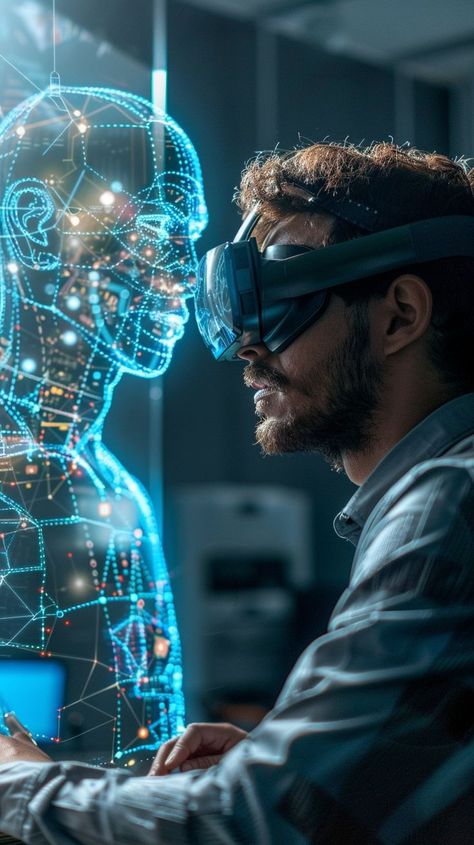 Hologram Images, Futuristic Setting, Funny Inventions, Hologram Technology, Virtual Reality Goggles, Augmented Reality Technology, Technology Posters, Unusual Facts, Virtual Reality Technology