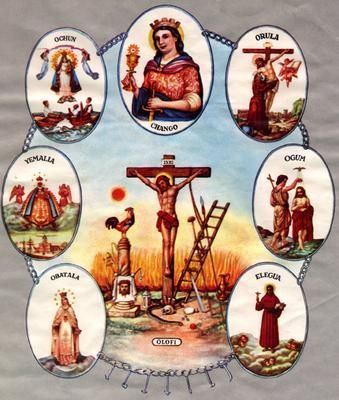 2012 May » Santeria Church of the Orishas Yoruba Orishas, Religious Images, Religious Icons, Latin American, Roman Catholic, Spell Book, Gods And Goddesses, West Africa, Book Of Shadows