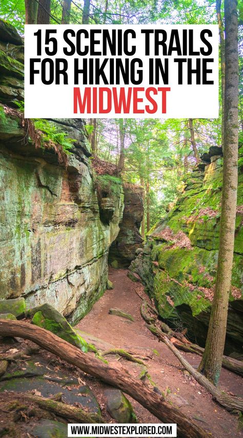 15 Scenic Trails for Hiking in the Midwest Midwest Hiking, Beginner Hiking, Long Weekend Getaways, Visit Yellowstone, Midwest Travel, Travel Bucket List Usa, Mountain Vacations, Vacation Usa, Beautiful Travel Destinations