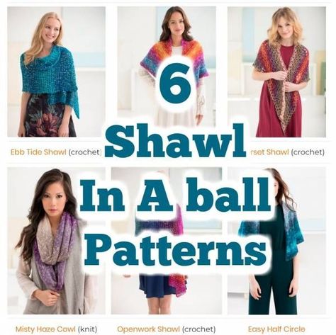 These patterns are for using with Lionbrands Shawl In A Ball Yarn.  Some of these patterns are crochet and some are knitting so I will share them on both our blogs. You can visit the link above to see all … Read More... #crochet #knitting Patterns Shawl In A Ball, American Girl Crochet, Crochet Shrug Pattern, Shrug Pattern, Crochet Shawl Pattern Free, Creative Crochet, Cowl Knitting Pattern, Crochet Shawls And Wraps, Knit Shawl