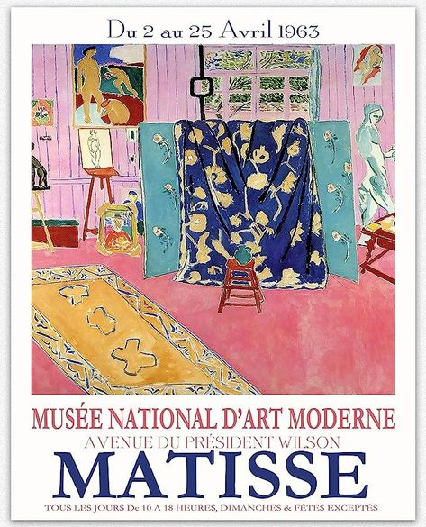 Matisse Wall Art Exhibition - Aesthetic Room Decor Poster & Prints Henri Matisse Room Accessories Wall Print Minimalist Wall Art Apartment Decor Home Decor Office Décor Cool Room Decor (5 x 7) Art Apartment Decor, Wall Art Apartment, Matisse Wall Art, Art Apartment, Matisse Paintings, Art Exhibition Posters, Museum Poster, 강아지 그림, Matisse Prints