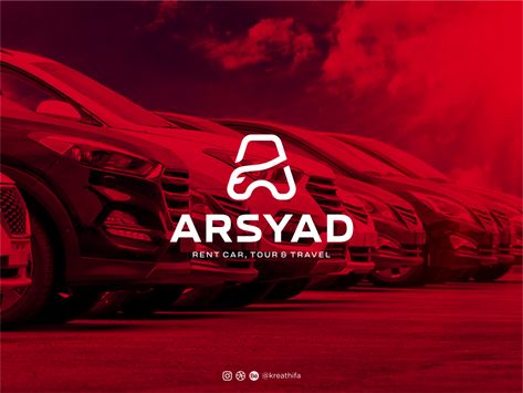 ARSYAD RENT CAR LOGO Car Logo Design, Rent Car, Corporate Logo Design, Logo Design Set, Cars Brand, Black And White Logos, Car Icons, Banner Ads Design, Lux Cars