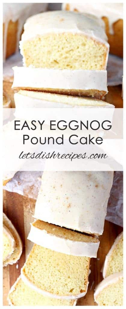 Eggnog Pound Cake Recipe, Eggnog Pound Cake, Muffin Nutella, Eggnog Cake, Easy Eggnog, Easy Holiday Treats, Pound Cake Recipe, Eggnog Recipe, Egg Nog