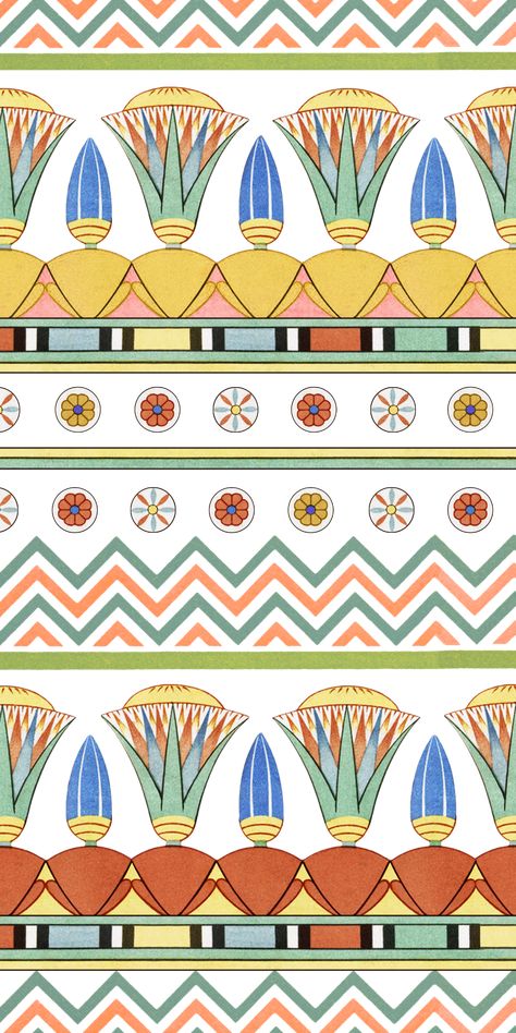 Pharonic Pattern, Pharaonic Pattern, Eygptain Art, Egyptian Art Drawing, Egyptian Patterns, Egyptian Design Pattern, Egypt Pattern, Egyptian Pattern, Egypt Project