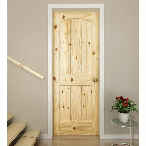 Natural Wood Doors Interior, Pine Doors Interior, Sliding Mirror Closet Doors, Pine Doors, Glass Barn Doors, Glass French Doors, Knotty Pine, Sliding Closet Doors, Wood Panels