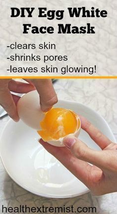 An egg white face mask is one of the best and easiest masks to use! This mask will help clear your skin, shrink your pores, and leave your skin glowing! Egg White Face Mask, Clear Skin Face Mask, Clear Your Skin, Pore Mask, Face Pores, White Face Mask, Skin Glowing, Makeup Homecoming, Homemade Face Masks