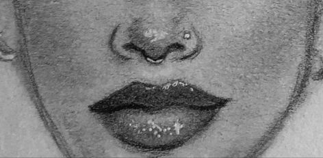 Arnell Armon, Lips Sketch, Button Nose, Nose Drawing, Pretty Tattoos For Women, Lips Drawing, Face Sketch, Realistic Drawings, Book Art Drawings