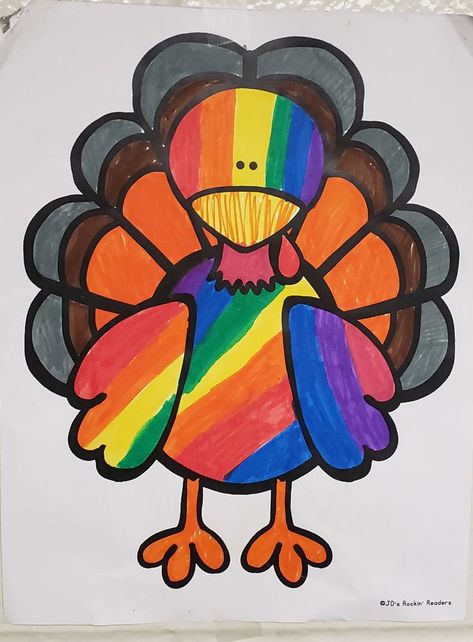 Rainbow Turkey Disguise A Turkey, Turkey Disguise Project, Turkey Disguise, Teacher Gifts, Art For Kids, Rainbow, Gifts