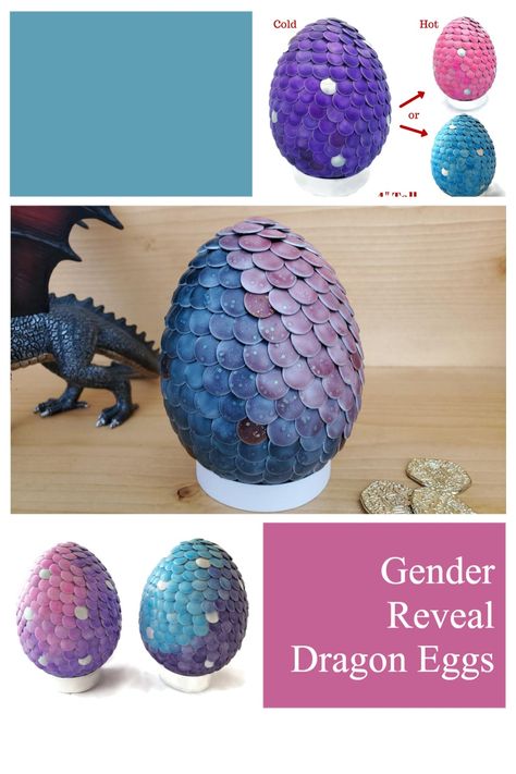 Our gender reveal dragon eggs change color when warmed. They're an awesome prop for your gender reveal party! Fits well with game of thrones, harry potter, and fantasy themed gender reveal parties. Fairytale Gender Reveal, Dnd Gender Reveal, Fantasy Gender Reveal, Viking Gender Reveal, Dungeons And Dragons Gender Reveal, Nerdy Gender Reveal Ideas, Game Of Thrones Gender Reveal, Dnd Pregnancy Announcement, D&d Party