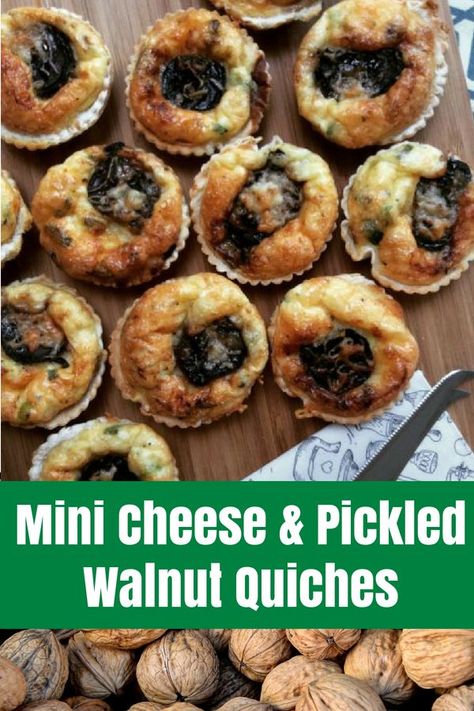 Pickled Walnuts, Foraging Recipes, Walnut Recipes, Cheese Quiche, Recipe Using, Christmas Is, Yummy Dinners, Cheese Board, Food Blogger