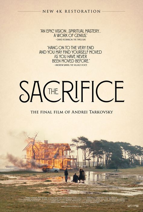 The Sacrifice (1986) [2025x3000] Andrei Tarkovsky, Best Movie Posters, The Sacrifice, Film Poster Design, Film Institute, Poster Boys, I Love Cinema, Movie Posters Design, Cinema Posters