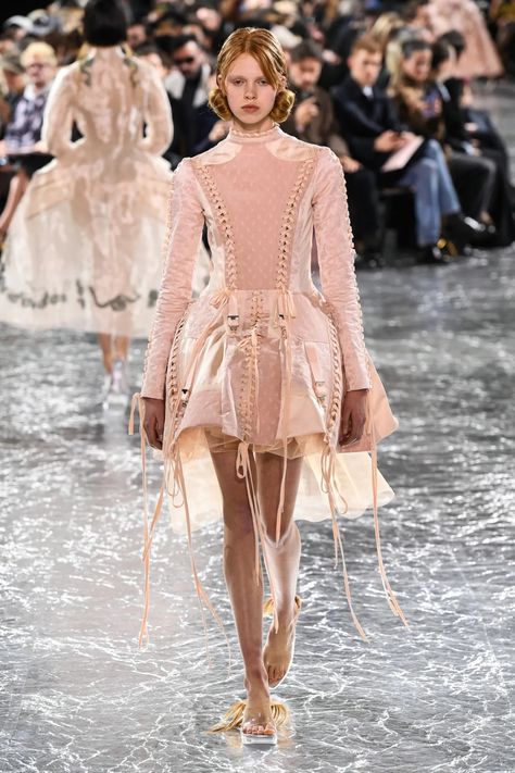 Jean Paul Gaultier by Simone Rocha Couture Spring 2024 [PHOTOS] Simone Rocha Jean Paul Gaultier, Romantic Fashion Style, Fashion Principles, Gaultier Runway, Couture 2024, Romantic Grunge, Paul Gaultier Spring, Rococo Fashion, Vogue Editorial