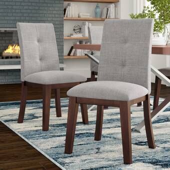 Dining Chair Wood, Colored Dining Chairs, Wood Side Chair, Chair Wood, Solid Wood Dining Chairs, Parsons Chairs, Upholstered Side Chair, Chair Types, Wood Dining Chairs