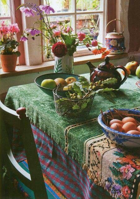 Kitchen Boho Sisustus, Boho Chic Kitchen, Interior Boho, Elsie De Wolfe, Bohemian Kitchen, Deco Boheme, Bohemian Interior, Boho Kitchen, Décor Boho