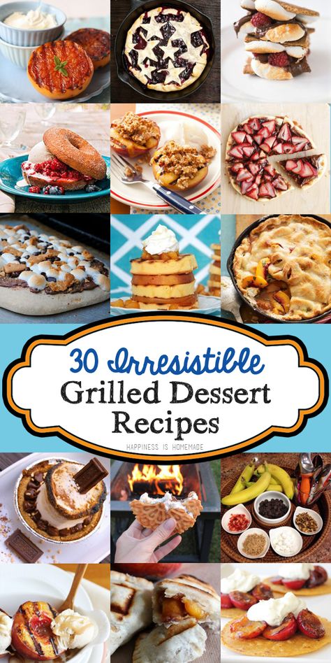 30 mouth wateringly delicious grilled dessert recipes Desserts On Grill, Desert On The Grill, Baking On The Grill, Blackstone Griddle Dessert Recipes, Bbq Desserts Grill, Blackstone Dessert Ideas, Black Stone Dessert Recipes, Blackstone Griddle Desserts, Dessert Blackstone