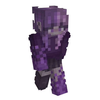 Minecraft Skins Purple, Purple Minecraft Skin, Hardcore Minecraft, Minecraft Skins Female, Skin Mine, Minecraft Ender Dragon, Mc Skins, Streamer Dr, Skins Minecraft