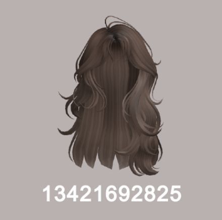 Brown Hair Decals, Brunnete Hair Codes Berry Ave, Brookhaven Outfit Codes Hair Brown, Roblox Codes Brown Hair, Berry Avenue Codes Hair Brown, Roblox Brown Hair Codes, Brown Hair Codes, Brown Hair Roblox Id, Messy Bangs