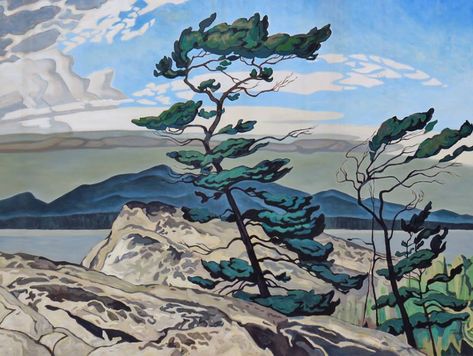 A. J. Casson, Canadian (1898-1992), White Pine, 1957, Group of Seven A J Casson, Tom Thomson, Art Gallery Of Ontario, Emily Carr, Canadian Painters, Group Of Seven, Visual Culture, Canadian Art, Spring Art