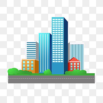 Building Clipart, Building Cartoon, Building Png, Cartoon City, Cartoon Building, Flat Background, Color Cartoon, Dollhouse Printables, City Cartoon