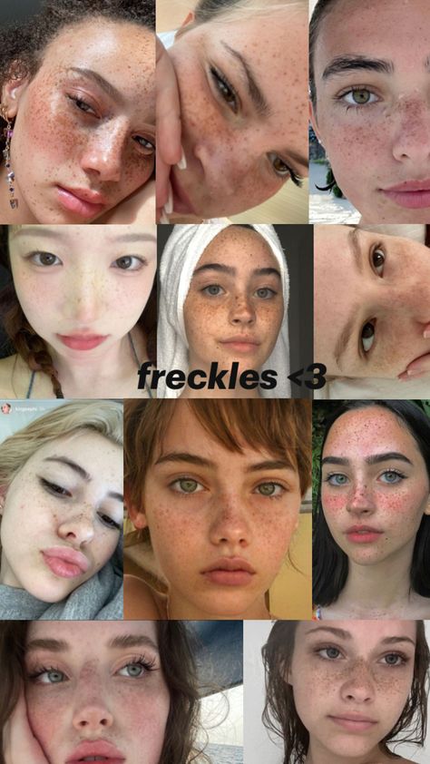 🎀                                              freckles aesthetic, girl with freckles, vision board, clear skin and freckles, inspo, freckles vision board, beautiful skin, gorgeous skin Vision Board Clear Skin, Freckles Aesthetic, Girl With Freckles, Freckles Girl, Freckle Face, Gorgeous Skin, Beautiful Skin, Glow Up?, Aesthetic Girl