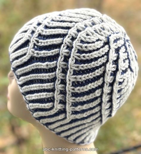 Brioche Knitting Patterns Free, Brioche Hat Pattern, Brioche Hat, Brioche Pattern, Brioche Knitting Patterns, Slip Stitch Knitting, Barbie Knitting Patterns, Hats Beanie, Brioche Knitting