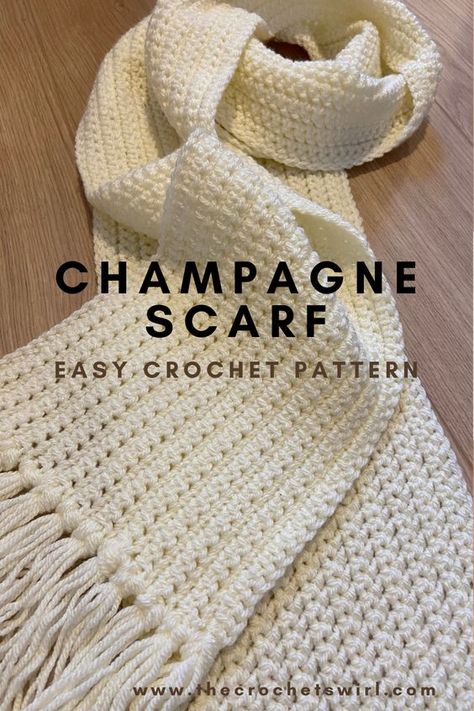 Simple Scarf Crochet Pattern, Crochet Scarf Easy, شال كروشيه, Crocheted Scarf, Simple Scarf, Crochet Scarf Pattern Free, Mode Crochet, Crochet Design Pattern, Haken Baby