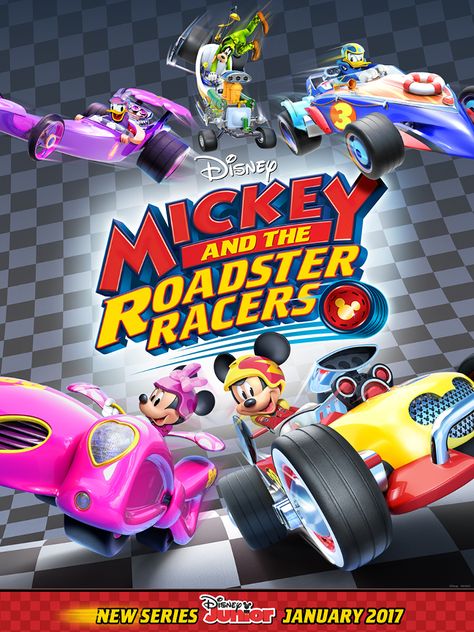 Mickey and the Roadster Racers Font Disney Visa Card, Mickey Roadster Racers, Mickey And The Roadster Racers, Fun Trips, Race Car Themes, Girl Background, Watch Cartoons, Car Themes, Cool Sports Cars