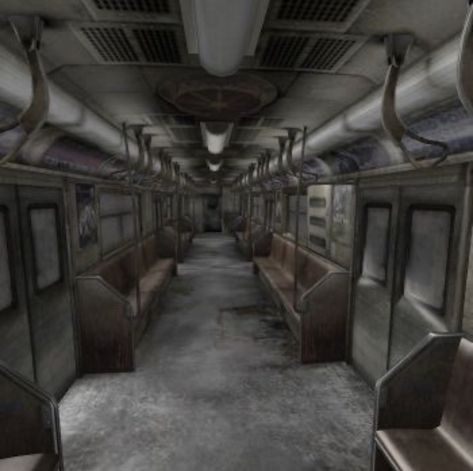 Silent Hill Game, Silent Hill 1, Silent Hill 3, Silent Hill Art, Subway Car, Gaming Ideas, Creepy Core, Cry Of Fear, Dreamcore Weirdcore