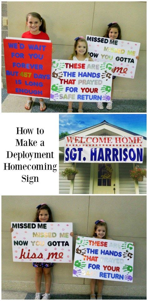 How to Make a Deployment Homecoming Sign; deployment welcome home sign ideas Welcome Home Diy Ideas, Welcome Home Signs For Missionaries, Missionary Posters Welcome Home, Sfrg Events, Welcome Home Missionary Signs, Deployment Posters, Welcome Home Sign Ideas, Welcome Home Signs Diy Poster, Missionary Welcome Home Signs