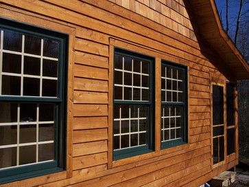 Exterior Cedar lap siding - Spaces - Grand Rapids - Advanced Homes of West Michigan Cedar Lap Siding Exterior, Wood Lap Siding Exterior, Window Paneling, Cedar Vinyl Siding, Cedar Siding Exterior, Wood Lap Siding, Wisconsin Cabin, Post Decor, Cedar Lap Siding