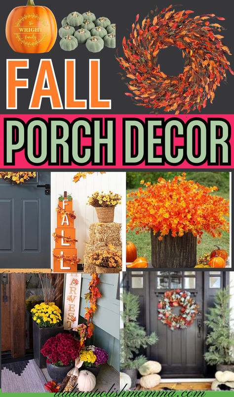 Front porch decorations for 2024, front porch decor, front porch decor ideas, fall wreaths, fall door mats, fall decor Fall Door Mats, Front Porch Decoration Ideas, Rustic Fall Porch, Porch Decoration Ideas, Diy Fall Decorations, Fall Porch Decor Ideas, Fall Front Porch Decor Ideas, Fall Front Porch Ideas, Fall Porch Decor