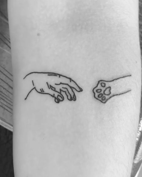 Emotion Tattoo, Tattoo Ideas Cat, Cat And Woman, See Tattoo, Sharpie Tattoos, Flash Tattoo Designs, Cute Little Tattoos, Discreet Tattoos, Funny Tattoos