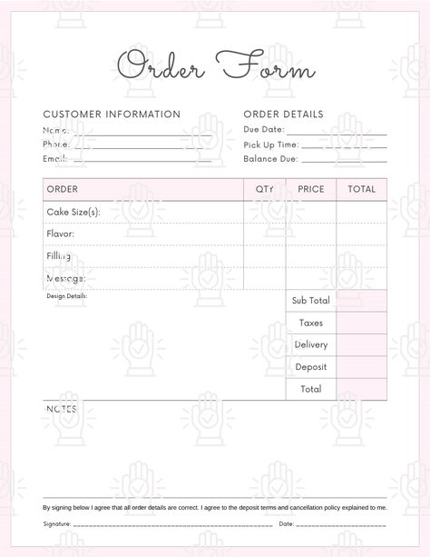 Unbranded bakery forms designed and created by an experienced baker for home or retail bakery. Fully customizable in Canva! Designed specifically for bakery orders, not just generic forms with a bakery logo at the top. Home Bakery Business Plan, Home Bakery Logo, Bakery Order Form, Bakery Business Plan, Home Bakery Business, Survey Form, Baking Business, Cake Sizes, Cake Logo